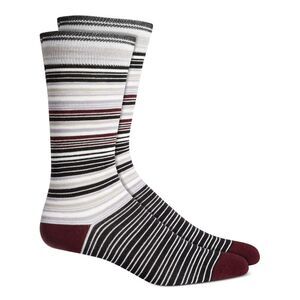 ALFATECH BY ALFANI Mens Port Ribbed-Knit Seamless Dress Crew Socks 10-13